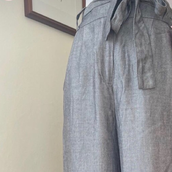 Talula Aritzia Tie Front Wide Leg Pant - Picture 4 of 7